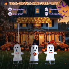 Halloween Decoration with Gate and Ghosts (4-Piece) product image