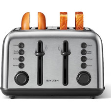 Retro 4-Slice Stainless Steel Toaster  product image