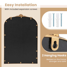 Vintage Baroque Arched Mirror product image