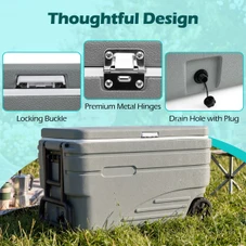 Portable Wheeled Ice Cooler product image