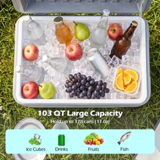Portable Wheeled Ice Cooler product image