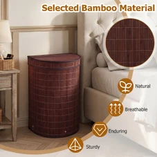 Bamboo Laundry Hamper product image