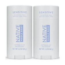 Native Whole Body Aluminum Free Sensitive Deodorant (2-Pack) product image