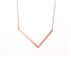 18K Gold-Plated Sideway Initial Necklace product image