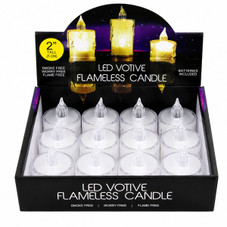 Decorative Warm White LED Candle (12-Pack) product image