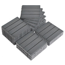 Waterproof Plastic Interlocking Deck Tiles (27-Pieces) product image
