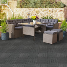 Waterproof Plastic Interlocking Deck Tiles (27-Pieces) product image