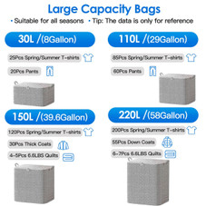 Foldable Wardrobe Sorting Storage Box (4-Pack)  product image