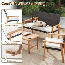 8-Piece Patio Furniture Set with Coffee Table product image