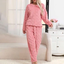 Women's Fuzzy Pajama Set product image