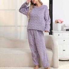 Women's Fuzzy Pajama Set product image