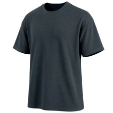 Men’s Heavyweight Micro Waffle Knit Oversized Drop Shoulder T-Shirt product image