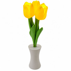 Battery Operated Artificial Tulip Bouquet Night Light product image