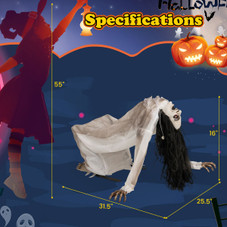 Halloween Animatronic Crawling Ghost product image