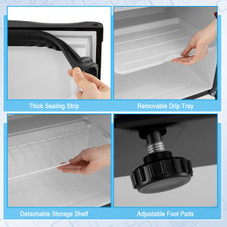 Mini Fridge with Chiller Compartment product image