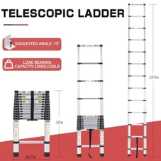16.5" Telescoping Heavy-Duty Attic Ladder product image