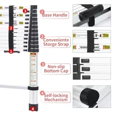 16.5" Telescoping Heavy-Duty Attic Ladder product image