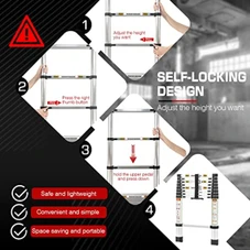 16.5" Telescoping Heavy-Duty Attic Ladder product image