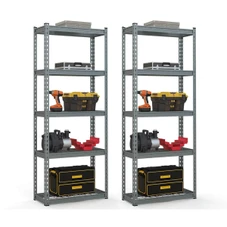 5-Tier Heavy Duty Metal Shelving Unit (2-Piece) product image