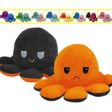 Reversible Happy/Sad Octopus Plush Toy (8") product image