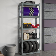5-Tier Metal Shelving Unit with Five-Layer Storage (4-Pack) product image
