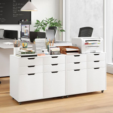 4-Drawer File Cabinet with Wheels product image