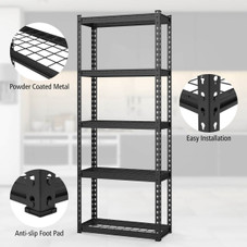 5-Tier Heavy Duty Metal Shelving Unit (Set of 4) product image