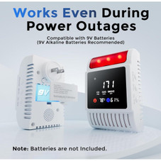 HAKOL 6-in-1 Carbon Monoxide, Smoke & Natural Gas Detector product image