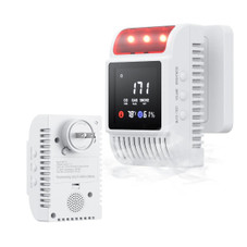 HAKOL 6-in-1 Carbon Monoxide, Smoke & Natural Gas Detector product image