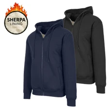 Men's Regular Fit Heavyweight Sherpa Fleece Lined Hoodie (S-3XL) product image