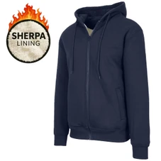 Men's Regular Fit Heavyweight Sherpa Fleece Lined Hoodie (S-3XL) product image