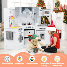 Kids Wooden Play Corner Kitchen product image