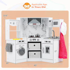 Kids Wooden Play Corner Kitchen product image