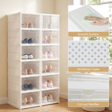 6-Tier Foldable Shoe Boxes  product image