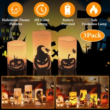 Halloween Flameless Candle (3-Pack)  product image