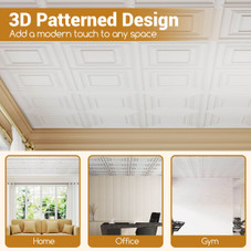  Drop Ceiling Tiles with 3D Patterns product image