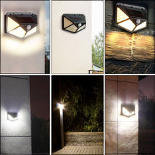 Solar Power 100-LED Outdoor Light,  Motion Activated (2-Pack) product image