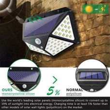 Solar Power 100-LED Outdoor Light,  Motion Activated (2-Pack) product image