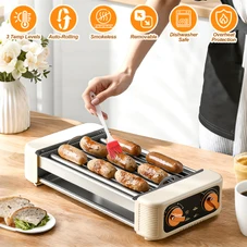 3‑in‑1 Electric Hot Dog Roller with Grill and Griddle product image