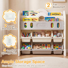 Kids' Bookshelf and Toy Storage Organizer product image
