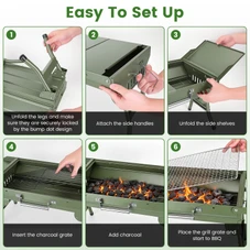 Foldable Charcoal BBQ Grill product image