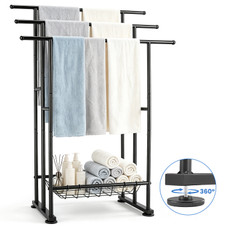 3-Tier Freestanding Bathroom Towel Rack product image