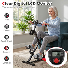 Adjustable LCD Pedal Exercise Bike with Massage product image