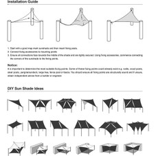 28FT Triangle Sun Shade Sail Canopy product image