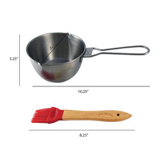 Jim Beam Stainless Steel Basting Pot Set product image