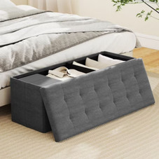 Fabric Folding Storage Ottoman Bench product image
