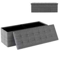 Fabric Folding Storage Ottoman Bench product image