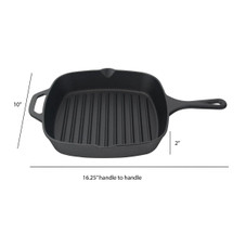Jim Beam Cast Iron Square Grill Pan product image