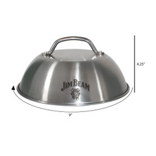 Jim Beam Stainless Steel 9" Burger Dome product image
