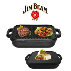 Jim Beam Cast Iron Skillet and Griddle Set product image